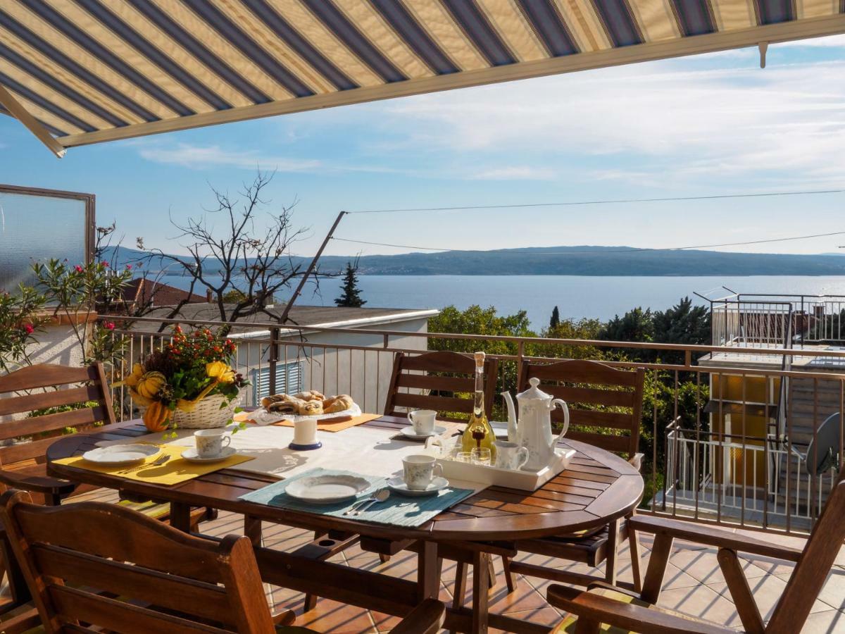 Relaxing Seaview Apartment Barac On Separated Floor Crikvenica Bagian luar foto
